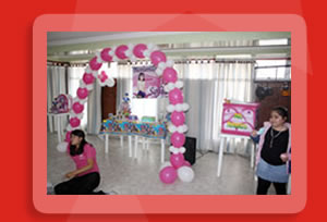 todo incluido para fiestas infantiles. Decoracion, alimentos, juegos y mas.